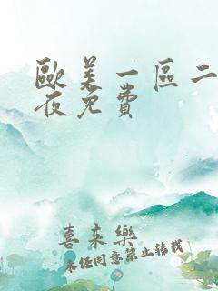 欧美一区二区午夜免费
