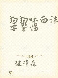 狗狗吐白沫带血要警惕 狗狗吐白沫带血要警惕