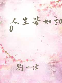 人生若如初见40