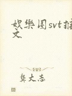 娱乐圈svt推文