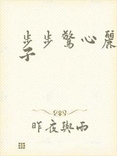 步步惊心丽九王子