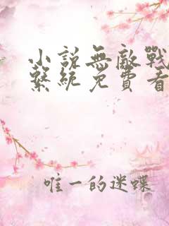 小说无敌战斗力系统免费看