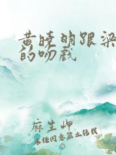 黄晓明跟梁静拍的吻戏