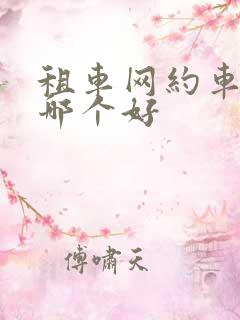 租车网约车平台哪个好