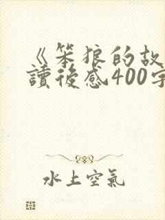 《笨狼的故事》读后感400字