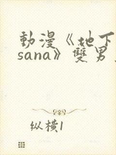 动漫《地下偶像sana》双男主