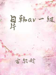 日韩av一级一片