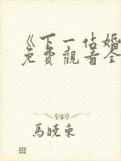 《下一站婚姻》免费观看全集电视剧