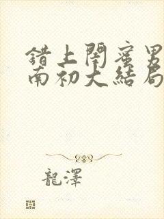 错上闺蜜男友沈南初大结局