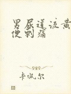 男尿道流黄脓小便刺痛