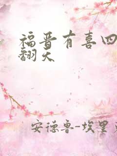 福晋有喜四爷宠翻天
