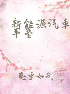 新能源汽车出租平台
