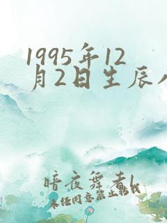 1995年12月2日生辰八字