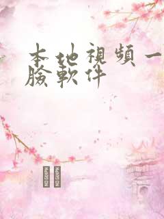 本地视频一键换脸软件