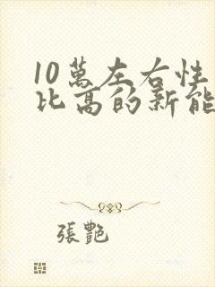 10万左右性价比高的新能源车
