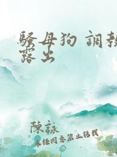 骚母狗 调教 露出 骚母狗 调教 露出