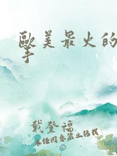 欧美最火的女歌手 欧美最火的女歌手