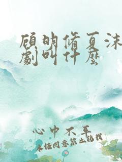 顾明修夏沫染短剧叫什么