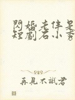 闪婚老伴是豪门短剧石小秀