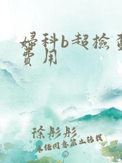 妇科b超检查的费用