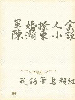 军婚撩人余式微陈瀚东小说