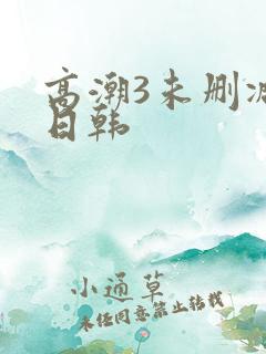 高潮3未删减版日韩