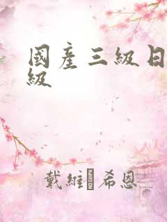 国产三级日产三级