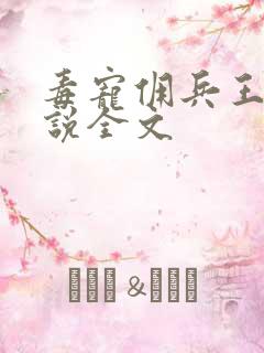 毒宠佣兵王妃小说全文