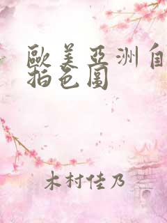 欧美亚洲自拍偷拍色图
