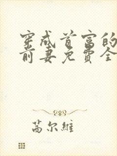 穿成首富的炮灰前妻免费全文 穿成首富的炮灰前妻免费全文