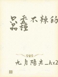 只香不辣的辣椒品种