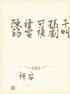 陈靖可孙千主演的电视剧叫什么