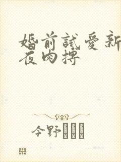 婚前试爱新婚之夜肉搏