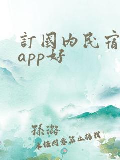 订国内民宿哪个app好
