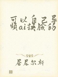 可以自己导入视频ai换脸的软件