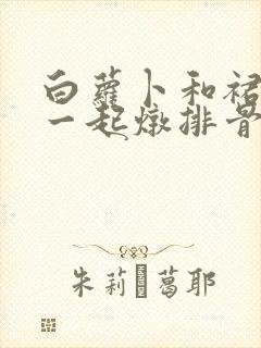 白萝卜和裙带菜一起炖排骨