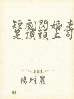 短剧闪婚老公竟是顶头上司