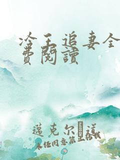 冷王追妻全文免费阅读