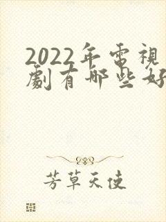 2022年电视剧有哪些好看的