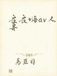 夜夜嗨av人人妻