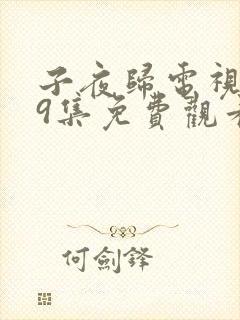 子夜归电视剧29集免费观看全集高清