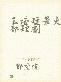 王培廷最火的5部短剧 王培廷最火的5部短剧