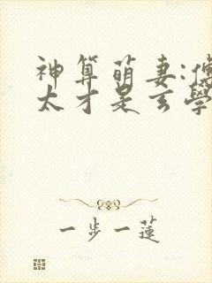 神算萌妻:傅太太才是玄学真大佬结局