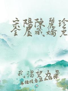 宋阳陈丽珍小说金屋藏娇免费阅读