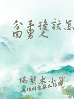 分手后该怎么挽回男人