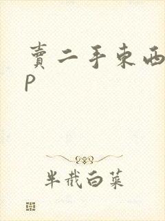 卖二手东西app