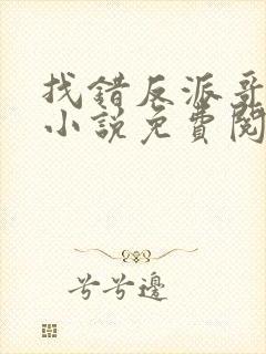 找错反派哥哥后小说免费阅读全文