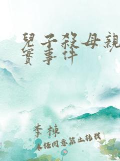 儿子杀母亲的真实事件