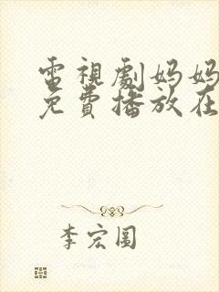 电视剧妈妈全集免费播放在线观看