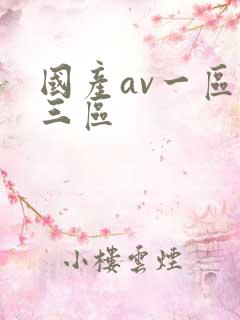 国产av一区二三区
